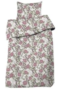 Bäddset KIARA med stora rosa, lila och vita blommor