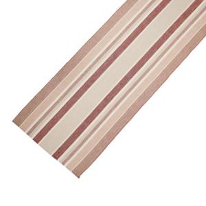 Bordslöpare TED, randig i rosa, beige och vinrött