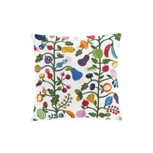 Kuddfodral FRUKTTRÄD, fantasifullt mönster med frukter i färgsprakande kulörer