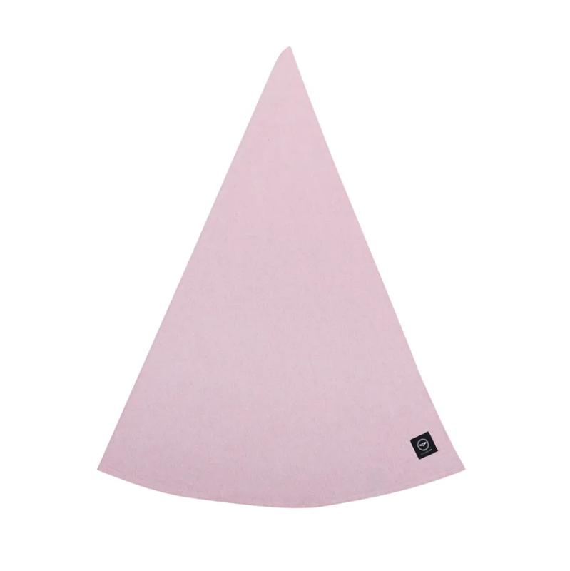 HEDVIG, Rund enfärgad duk, ljusrosa, chambray med avtorkningsbar yta. Funkar lika bra ute som inne