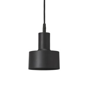 Fönsterlampa SOLO, matt svart metall, diameter 13cm, E27 sockel