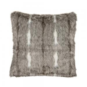 Kuddfodral LAPPLAND i pälsimitation i gråbrunt