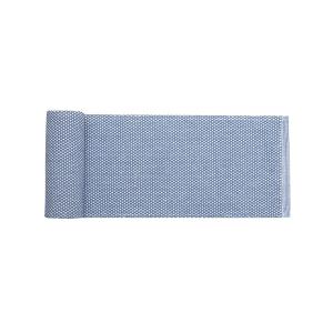 Löpare, fönsterremsa KALLE enfärgad bordslöpare, recycle. Gråblå, vit