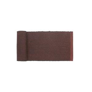 Löpare KALLE vävd enfärgad fönsterremsa/bordslöpare, recycle, Rost/svart