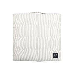 Dyna BOSSE, vattenavstötande yta, smalrandig i linnefärg och vitt