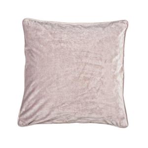 Kuddfodral  VELVET, enfärgad sammet, 45x45cm, rose