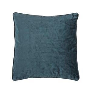 Kuddfodral  VELVET, enfärgad sammet, 45x45cm, oktan