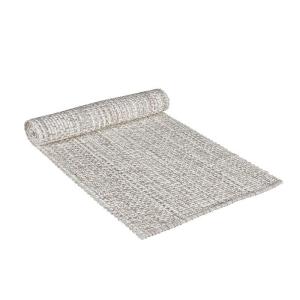 Löpare DIXIE, melerad, 35x120 cm, Offwhite/linne