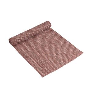 Löpare DIXIE, melerad, 35x120 cm, Offwhite/Rusty rose