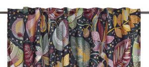 Gardinkappa Adam & Eva på metervara, Blå, Höjd: 50cm