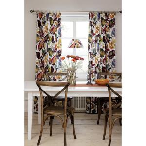 Gardinlängd Adam & Eva, 2 Pack Röd 2x145x246cm