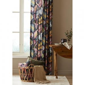 Gardinlängd Adam & Eva, 2-Pack, Blå, Stl: 2x145x246cm