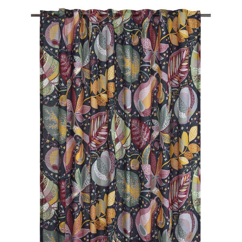 Gardinlängd Adam & Eva, 2-Pack, Blå, Stl: 2x145x246cm