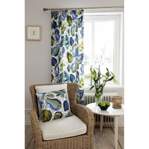 Kuddfodral, gardin Adam & Eva, blå