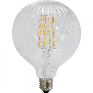 Lampa ELEGANCE CRISTAL LED, E27, Glob 125mm klarglas, 2200K