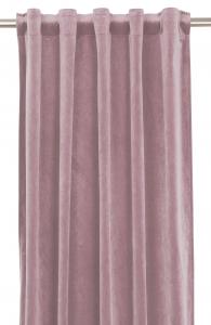Gardinlängd ELISE i sammet enfärgade extra långa, 2x135x280cm, rosa