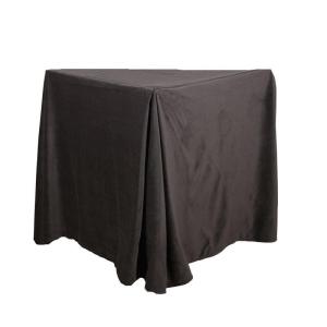 Sängkappa 45 cm hög, sammet, mörkgrå