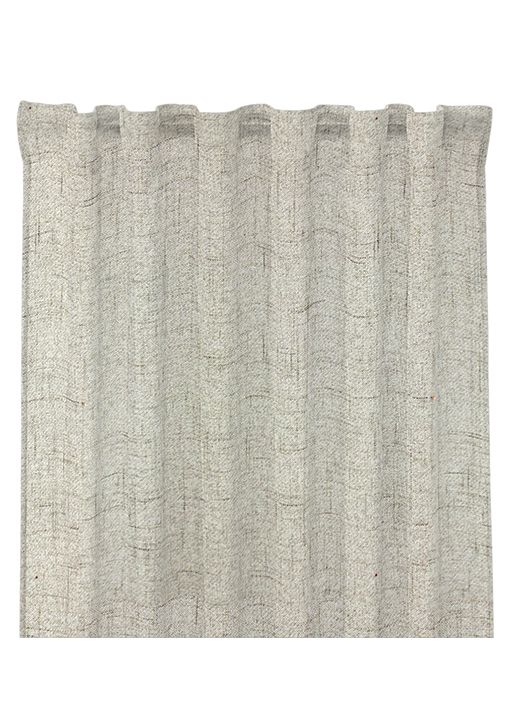 Gardinlängd Arizona, 300 cm, mörkläggande tyg med struktur, sand