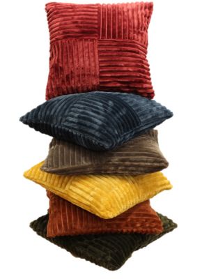 Kuddfodral Baloo, ribbad struktur, old pink