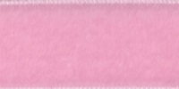 Textilband enfärgat i sammet, finns i bredd 9, 16, 22 mm, ljusrosa