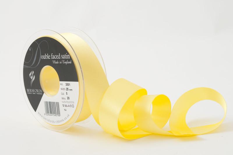 Gult satinband, påskband