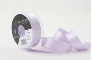 Textilband i Satin, enfärgat, flera bredder, Ljuslila