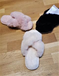 Innetofflor COZY, svart