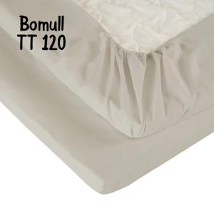 Dra-på-lakan NINA i enfärgad bomull i tre storlekar, trådtäthet 120 i linnefärgat