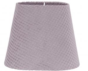 Lampskärm MIA, sammet ruta, rosa