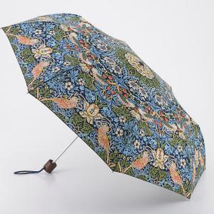Paraply William Morris, Minilite, Strawberry Thief, blå