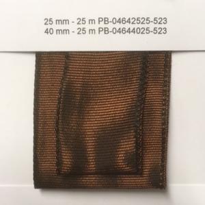 Skimrande brunt band