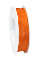 Textilband LYON i två bredder, 25 mm och 40 mm, skimrande svart orange