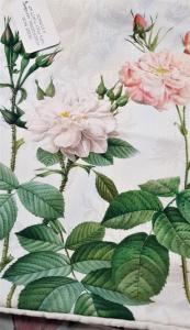 Gardinkappa ROSIE, rosa/grå