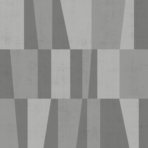 Tapet 12014, Design, geometriskt mönster i gråa nyanser.