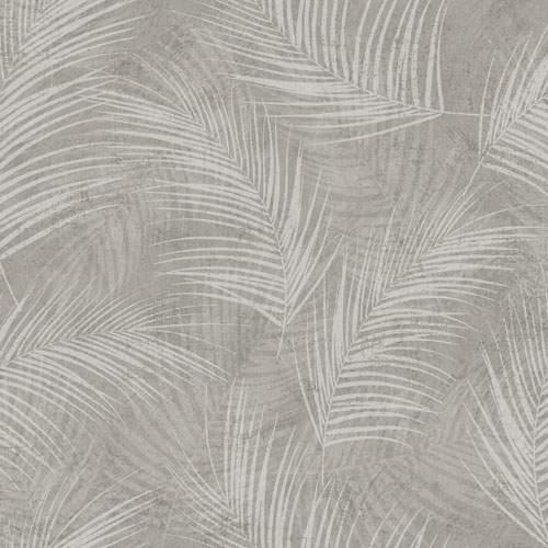 Tapet 18117, Palma, palmblad, grå