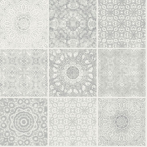 Tapet 21032, Skagen, Marrakesh mönstrade rutor, grå