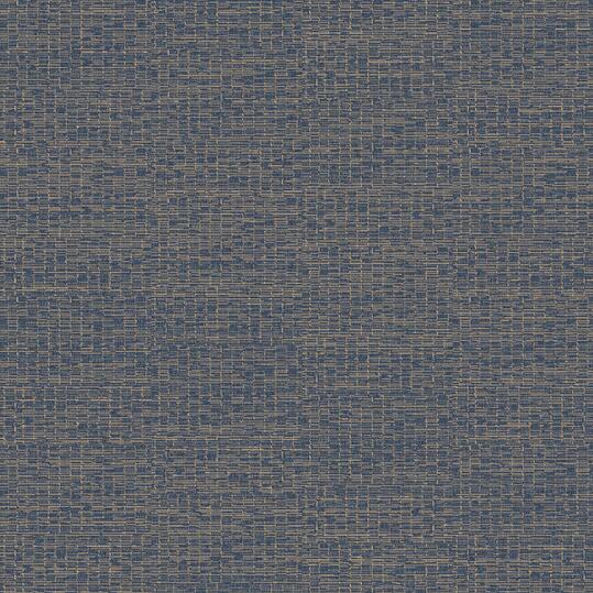 Tapet Kyoto Grid ,Eastern Simplicity, melerad, blå med skimrande inslag