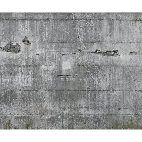 Fondtapet 445510, Industri 2 väggmotiv, bredd 372cm, höjd 300cm, betongvägg med en lucka