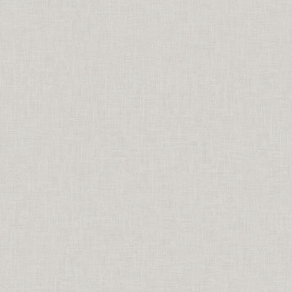 Papperstapet 8639, Borosan 21, enfärgad textilliknande yta i ljusgrå