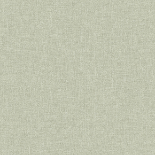 Papperstapet 8642, Borosan 21, enfärgad textilliknande yta i blek grönt