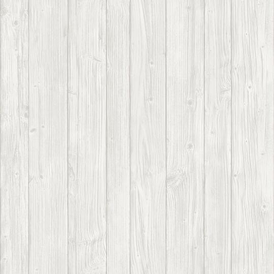 Tapet Driftwood, Marstrand II, trämönster med struktur, ljusgrå-vit