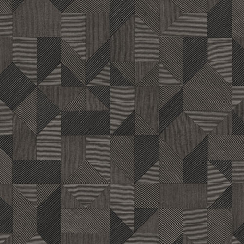Vinyltapet BL22774, Blooming, abstrakt mönster, svart/brun