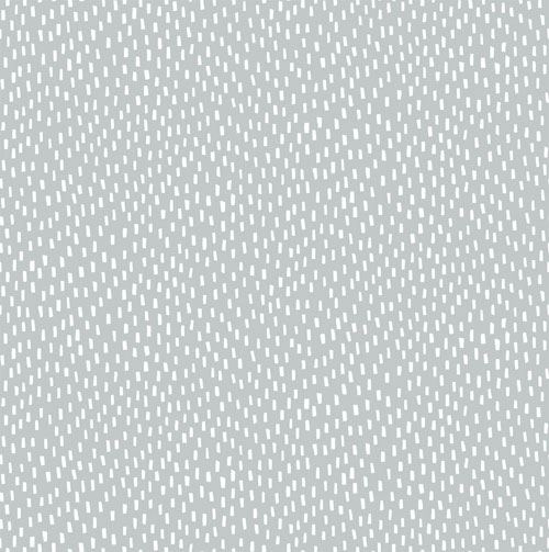 Tapet Mono, Seven Sisters, små vita streck, ljus gråblå botten