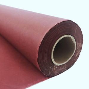 Vaxat papper, rulle på 4 m, bredd 70cm i mörk röd
