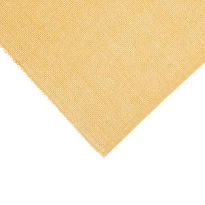 Löpare ELIN, återvunnet material, enfärgad, Stl.33x120 cm, gul, beige