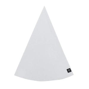 HEDVIG, Rund enfärgad duk, grå/vit, chambray med avtorkningsbar yta. Funkar lika bra ute som inne.