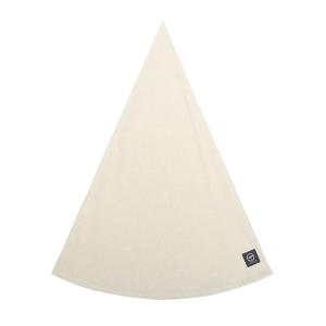 HEDVIG, Rund enfärgad duk, linnefärgad, chambray med avtorkningsbar yta. Funkar lika bra ute som inne