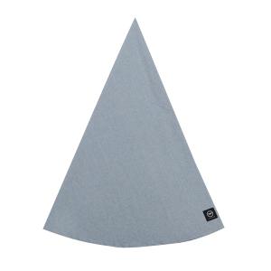 HEDVIG, Rund enfärgad duk, gråblå/vit, chambray med avtorkningsbar yta. Funkar lika bra ute som inne. Diameter 160cm,