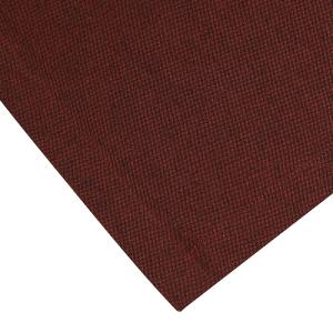 Duk ELIN, stl.140x250cm enfärgad återvunnen textil, chambray i rost och svart