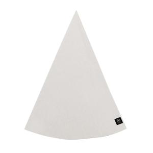 Duk ELIN, rund enfärgad återvunnen textil. Vävd med chambray. Linnefärg